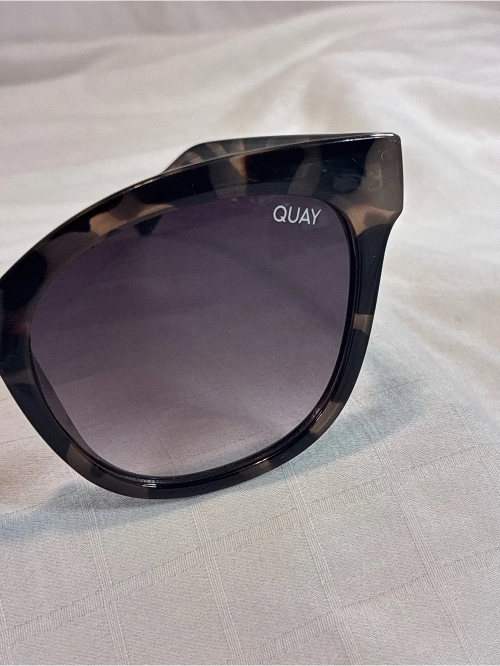 Quay Australia Tortoiseshell Oversized Sunglasses with Gradient Lenses